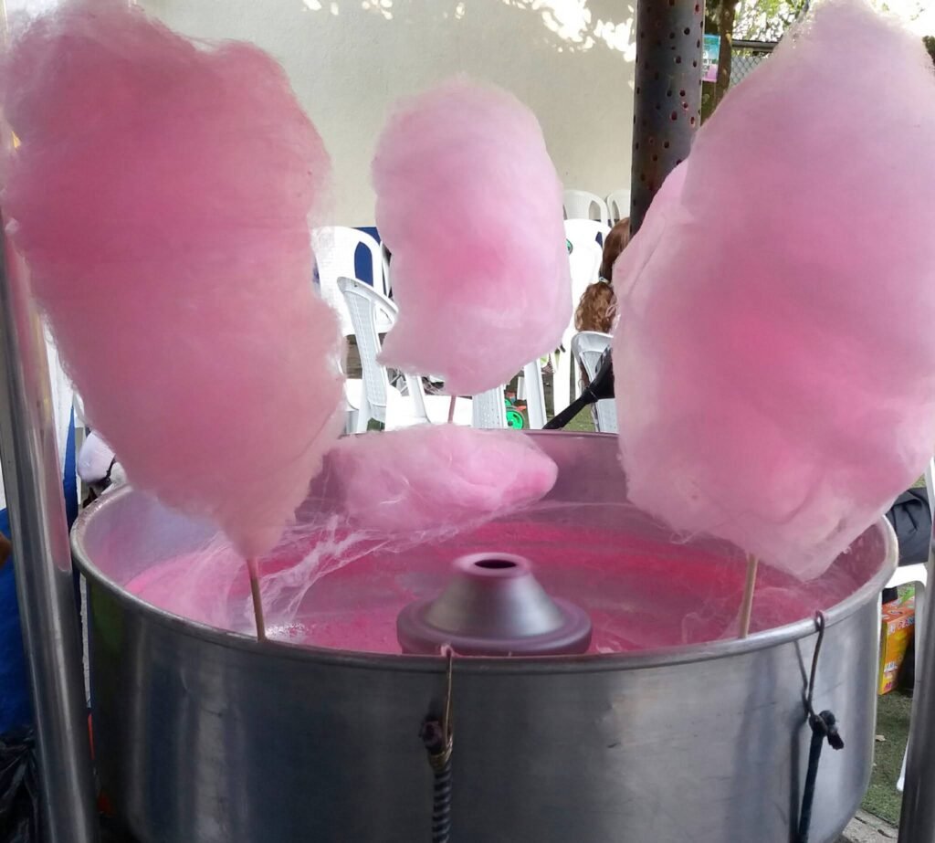 servicio de algodones de azúcar